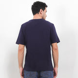 Hush Puppies Pakaian Pria T Shirt Paddington In Navy