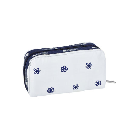 Rectangular Cosmetic In white