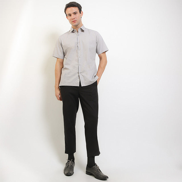 Hush Puppies Pakaian Pria Shirt Trento In Grey