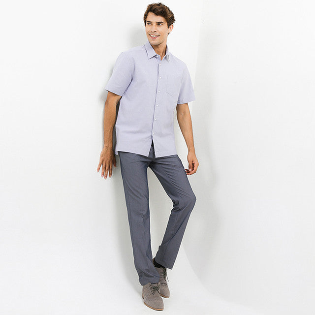 Hush Puppies Pakaian Pria Easy Care Conway In Light Gray