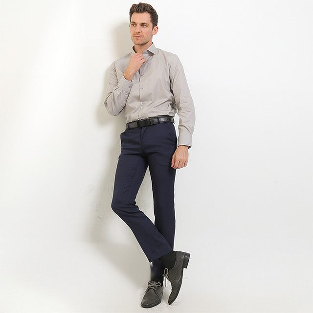 Hush Puppies Pakaian Pria Shirt Padova In Grey