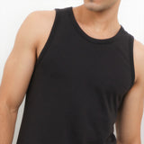 Obermain Pakaian Pria Tank Top Ctnbam2 Tank In Black