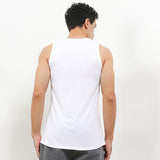 Obermain Pakaian Pria Tank Top Ctnbam2 Tank In White