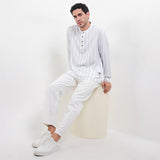 Obermain Pakaian Pria Shirt Caspian In Blue