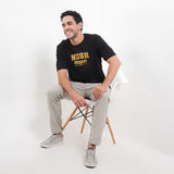Hush Puppies Pakaian Pria T Shirt Paddington In Black