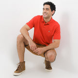 Hush Puppies Pakaian Pria Polo Tako 3 In Red