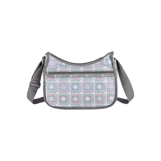 LeSportsac Tas Wanita Classic Hobo In Pastel Geometric Lace