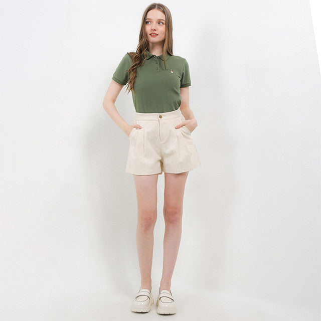 Hush Puppies Pakaian Wanita Ardith 5 Polo In Olive