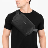 Hush Puppies Tas Pria Karson Waist Bag In Black