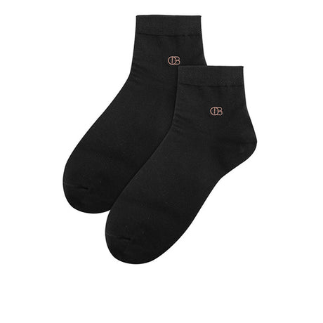Obermain Aksesoris Unisex Socks Ob Half Sock In Black