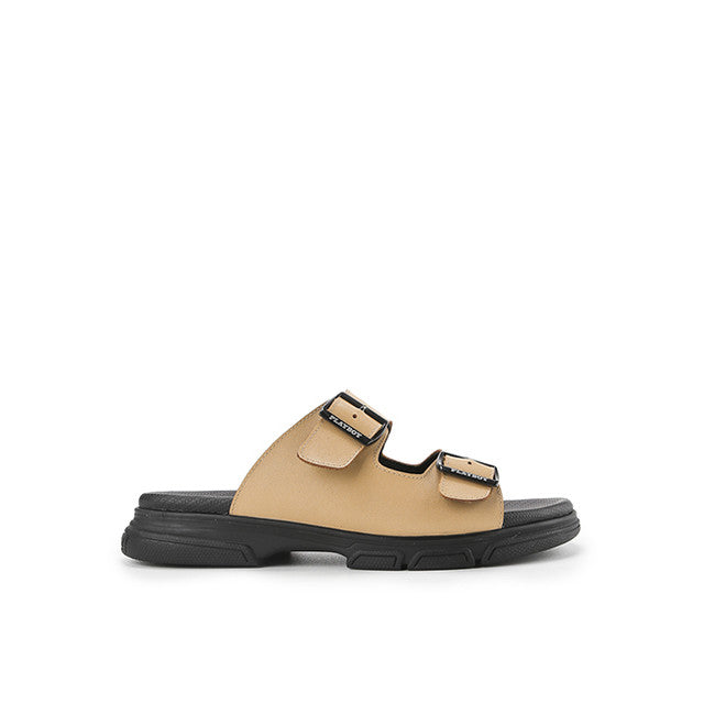 Playboy Sandal Pria Straps Jeremy Double Strap In Khaki