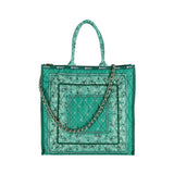 LeSportsac Tas Wanita Tote bag Lg Chain Quilt Tote In Bandana Green