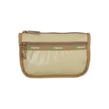 LeSportsac Aksesoris Wanita Travel Cosmetic In 50Th Khaki Shine