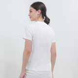 Hush Puppies Pakaian Wanita T Shirt Hh Bastia In Off White
