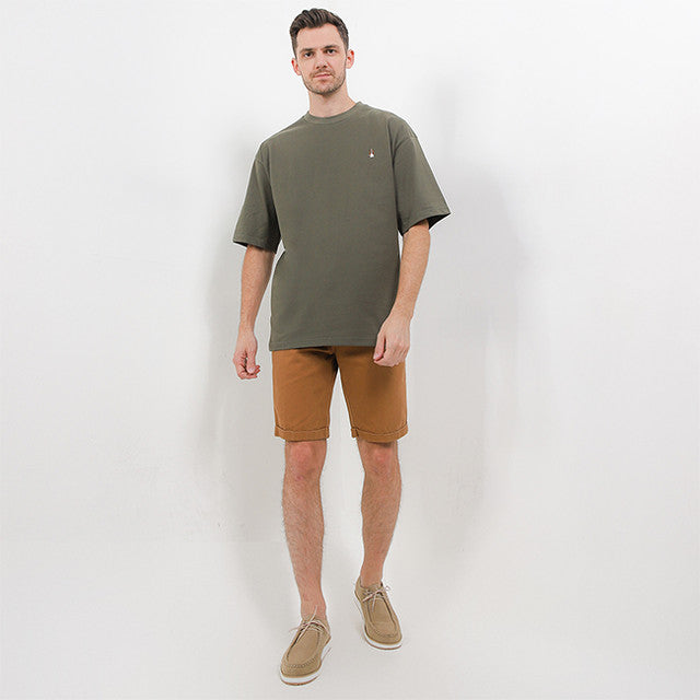 Hush Puppies Pakaian Pria T Shirt Bsc Rayo In Olive