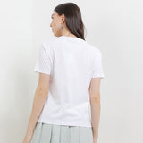 Hush Puppies Pakaian Wanita Polo Leviere In White