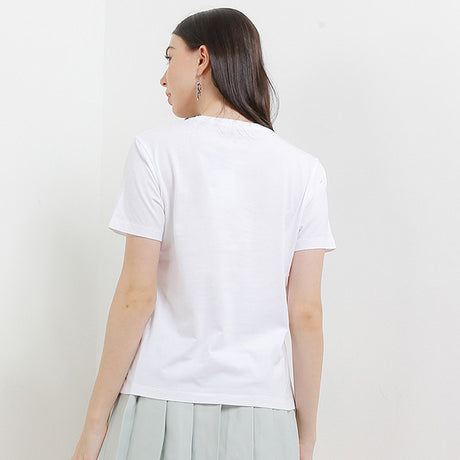 Hush Puppies Pakaian Wanita Polo Leviere In White