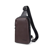 Hush Puppies Tas Pria Kim Chest Bag In Chocolate