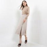 Hush Puppies Pakaian Wanita Skirt Kweni In Beige 30