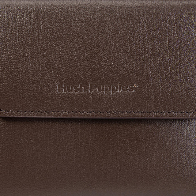 Hush Puppies Accessories Pria Naylor Tri-Fold Wlt In Dark Brown