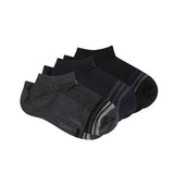Playboy Aksesoris Kaos Kaki Unisex Short 1 In Black/Navy/Dark Grey