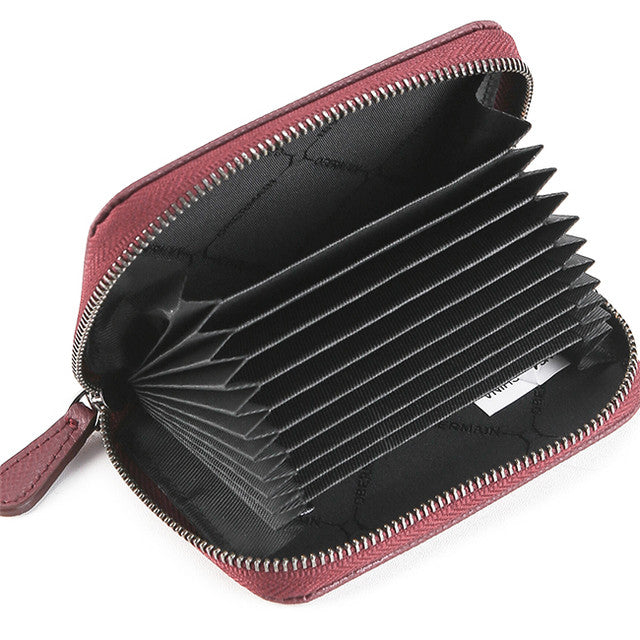 Brig Zip Cardholder-Rfid In Maroon
