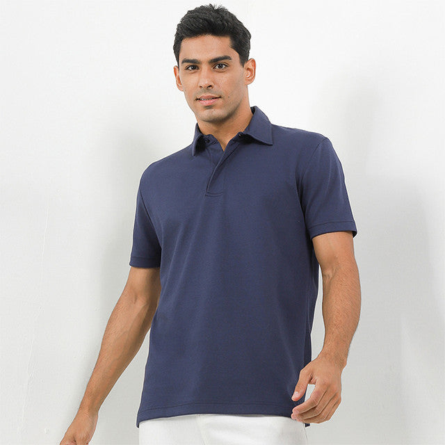 Hush Puppies Pakaian Pria Polo Howly In Navy