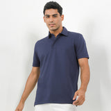 Hush Puppies Pakaian Pria Polo Howly In Navy