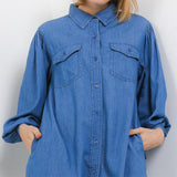 Hush Puppies Pakaian Wanita Dress Andara In Medium Blue