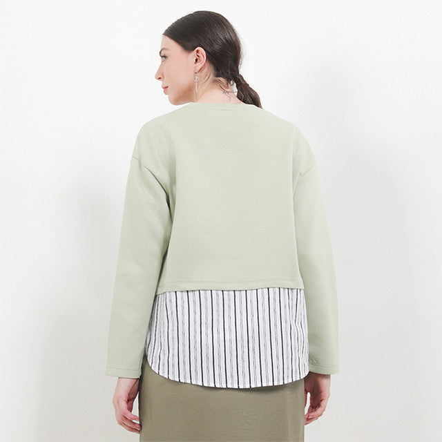 Hush Puppies Pakaian Wanita Blouse Thelma Ts In Sage