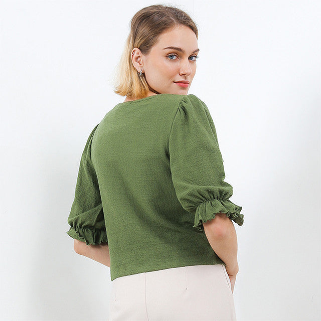 Hush Puppies Pakaian Wanita Others Dc Nadila In Olive