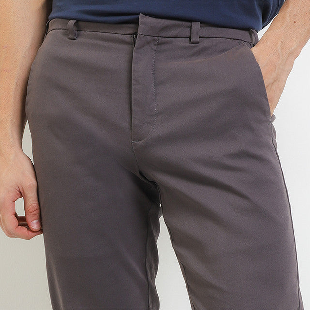 Hush Puppies Pakaian Pria Pants Walter In Dark Grey