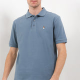Hush Puppies Pakaian Pria Polo Bsc Tangelo In Medium Blue