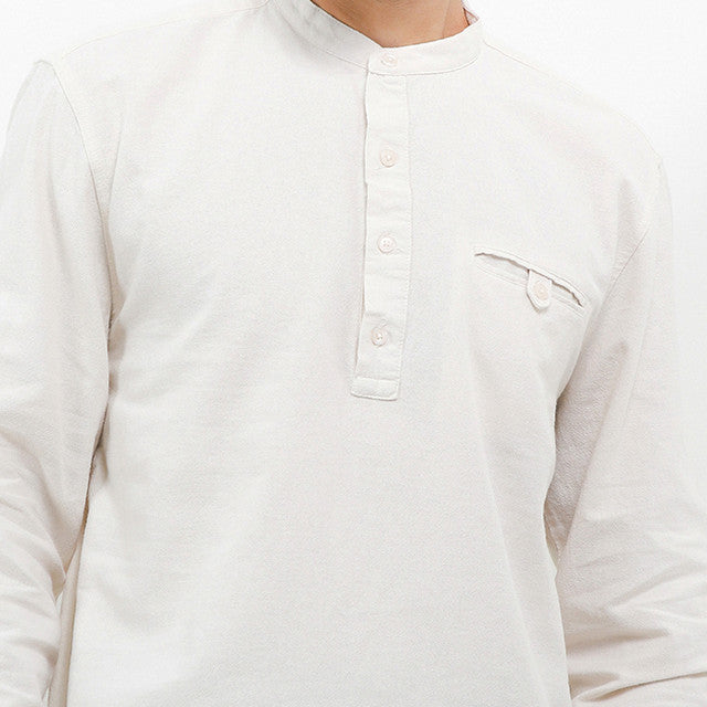 Hush Puppies Pakaian Pria Shirt Branzino In Khaki
