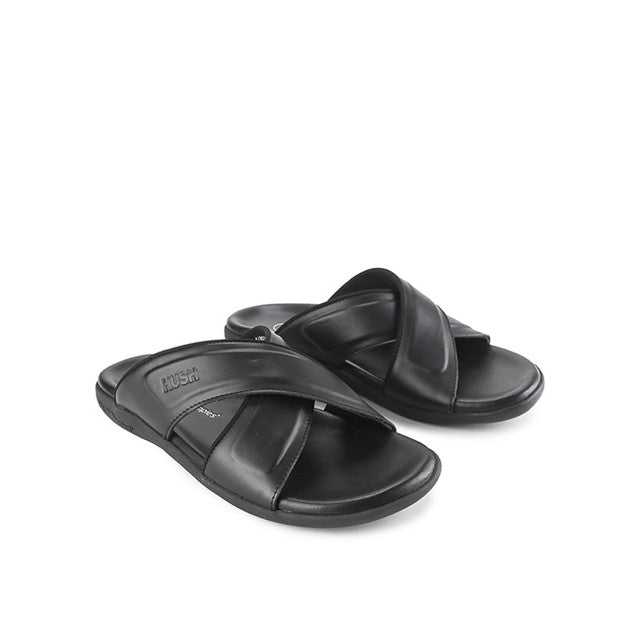 Hush Puppies Sandal Pria Slide Snap Cross In Black