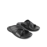 Hush Puppies Sandal Pria Slide Snap Cross In Black