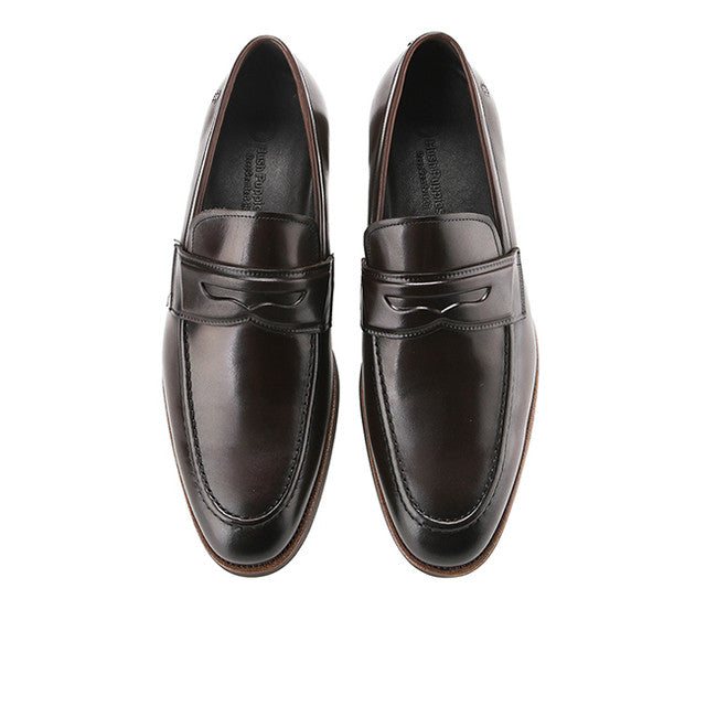 Hush Puppies Sepatu Pria Loafers Fiddler Saddle Loafer In Coffee