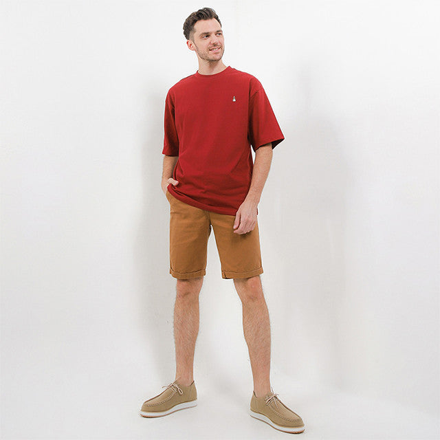 Hush Puppies Pakaian Pria T Shirt Bsc Rayo In Maroon