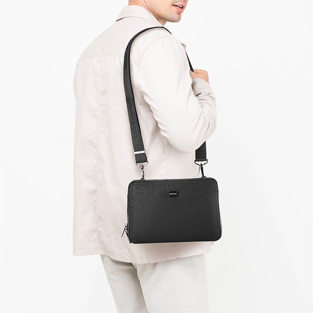 Hush Puppies Bags Pria Mario Clutch/Messenger Bag In Black