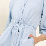 Hush Puppies Pakaian Wanita Dress Talfa In Light Blue