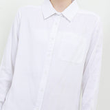 Hush Puppies Pakaian Wanita Shirt Workwear Aiki In White