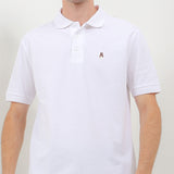 Hush Puppies Pakaian Pria Polo Bsc Tangelo In White