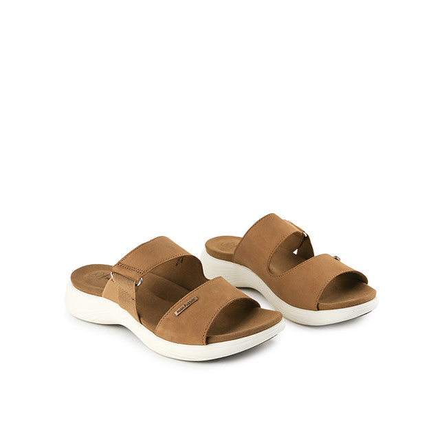 Hush Puppies Sandal Wanita Lissa Slip On In Brown