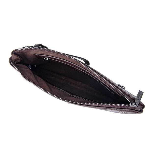 Hush Puppies Tas Pria Mia Clutch In Chocolate