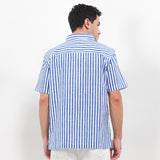 Obermain Pakaian Pria Shirt Bay In Blue