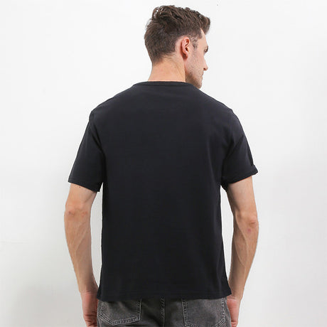 Hush Puppies Pakaian Pria T Shirt Bsc Sandwich In Black