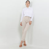 Hush Puppies Pakaian Wanita Shirt Workwear Aiki In White