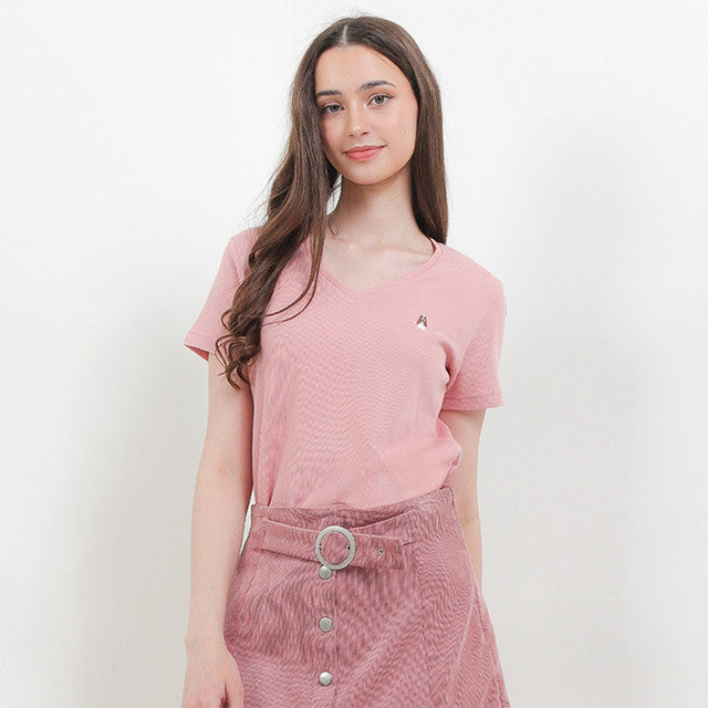 Hush Puppies Pakaian Wanita T Shirt Bsc Vella In Pink