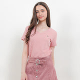 Hush Puppies Pakaian Wanita T Shirt Bsc Vella In Pink