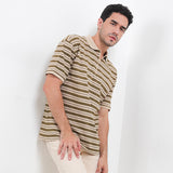 Obermain Pakaian Pria Polo Rope In Khaki